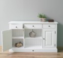 Chest of drawers with 2 doors, 3 drawers, open space