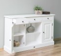 Chest of drawers with 2 doors, 3 drawers, open space