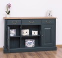 Chest of drawers with 2 doors, 3 drawers, open space