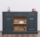 Chest of drawers with 2 doors, 3 drawers, open space