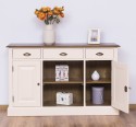 Chest of drawers with 2 doors, 3 drawers, open space