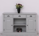 Chest of drawers with 2 doors, 3 drawers, open space