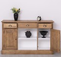 Chest of drawers with 2 doors, 3 drawers, open space