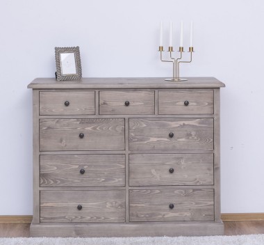 Chest of drawers with 9 drawers