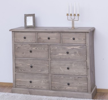 Chest of drawers with 9 drawers