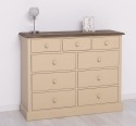 Chest of drawers with 9 drawers