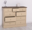 Chest of drawers with 9 drawers