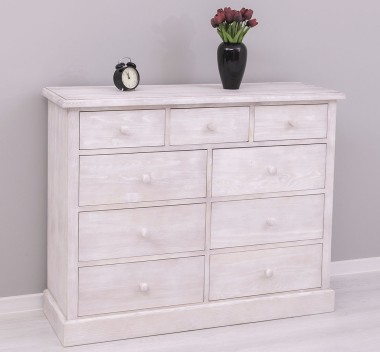 Chest of drawers with 9 drawers