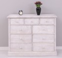 Chest of drawers with 9 drawers