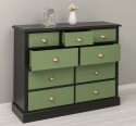 Chest of drawers with 9 drawers