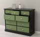 Chest of drawers with 9 drawers