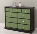 Chest of drawers with 9 drawers