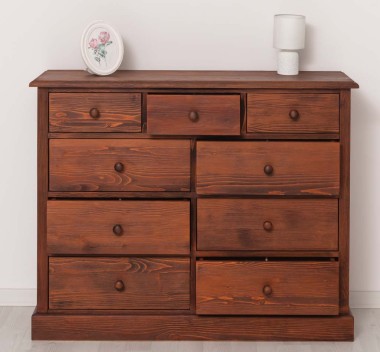 Chest of drawers with 9 drawers