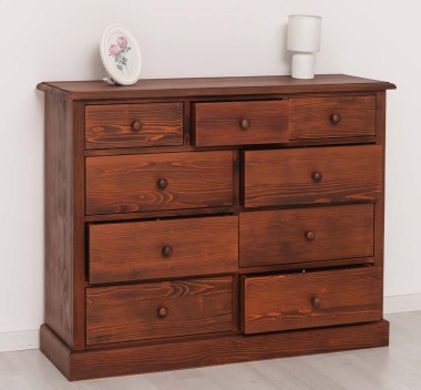 Chest of drawers with 9 drawers