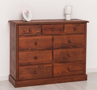 Chest of drawers with 9 drawers