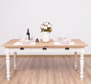 Dining table 160x90cm, oak top