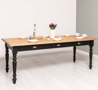 Dining table 160x90cm, oak top