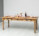 Dining table 210x90cm, oak top