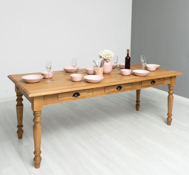 Dining table 210x90cm, oak top