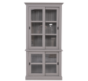 2-door display case sliding glass BAS + 2 large doors sliding glass SUP