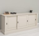 Buffet with 3 sliding doors, BAS