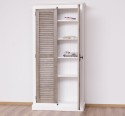 Cabinet with 2 doors, rod closing system, Shutter Collection