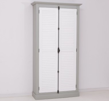 Cabinet with 2 doors, rod closing system, Shutter Collection