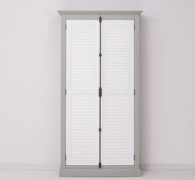 Cabinet with 2 doors, rod closing system, Shutter Collection