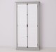 Cabinet with 2 doors, rod closing system, Shutter Collection