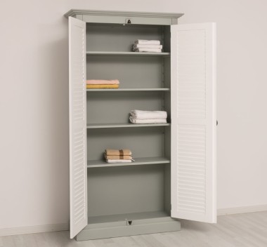 Cabinet with 2 doors, rod closing system, Shutter Collection