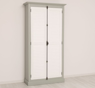 Cabinet with 2 doors, rod closing system, Shutter Collection