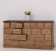 Chest of 19 drawers, top oak