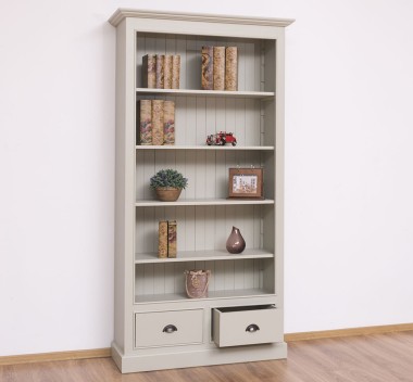 Bookcase with 2 drawers, open shelf