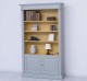 Bookcase with 2 doors, open shelf, Directoire Collection