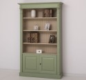 Bookcase with 2 doors, open shelf, Directoire Collection