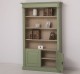 Bookcase with 2 doors, open shelf, Directoire Collection