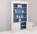 Bookcase with 2 doors, open shelf, Directoire Collection