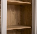 Bookcase with 4 doors, 4 BAS drawers + 4 SUP glass doors, Directoire Collection