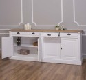 4-door sideboard, oak top, BAS, Directoire Collection