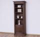 Narrow bookcase with 1 door, open shelf, Directoire Collection