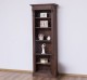 Narrow bookcase with 1 door, open shelf, Directoire Collection