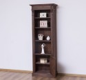 Narrow bookcase with 1 door, open shelf, Directoire Collection