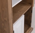 Small bookcase with 2 doors, 1 shelf