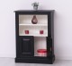 Small bookcase with 2 doors, 1 shelf