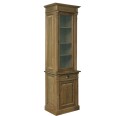 Bookcase with 1 door, 1 BAS drawer + 1 SUP glass door