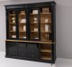 Bookcase with 2 doors, 6 drawers BAS + 4 glass doors