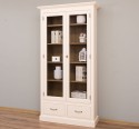 Showcase with 2 large doors, 2 drawers