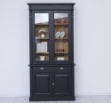 Wardrobe with 2 doors, 2 BAS drawers + 2 SUP glass doors, Directoire Collection