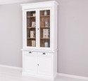 Wardrobe with 2 doors, 2 BAS drawers + 2 SUP glass doors, Directoire Collection