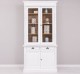 Wardrobe with 2 doors, 2 BAS drawers + 2 SUP glass doors, Directoire Collection